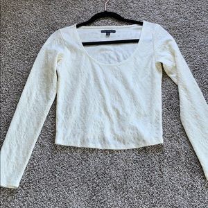 American Eagle Long Sleeve Crop Top